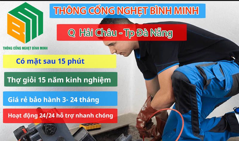 Thông cống nghẹt Hải châu