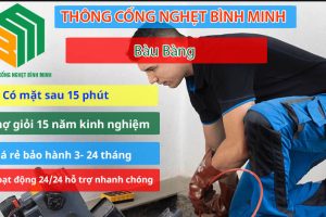 Thông Cống Nghẹt Bàu Bàng Trọn Gói Từ 50k ❤️【BH 36 Tháng】