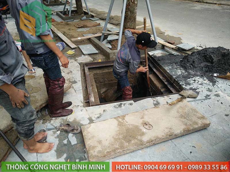 Quy trình thực hiện hút hầm cầu của Bình Minh tại tỉnh Kon Tum