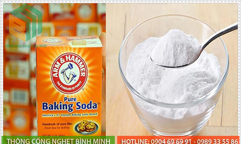 Biện pháp thay thế cách thông cống nghẹt bằng baking soda