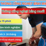 thông cống nghẹt bằng muối