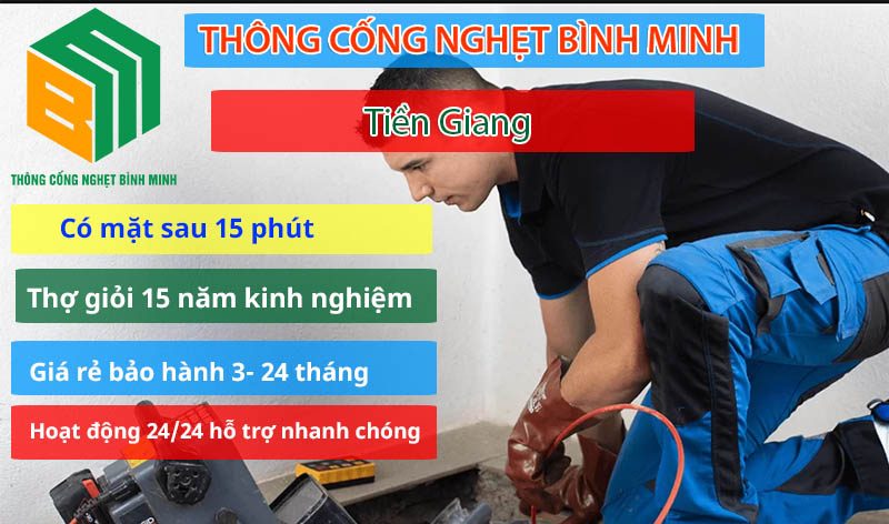 Thông cống nghẹt tiền Giang