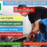 Thông tắc bồn cầu Huyện Bình Chánh