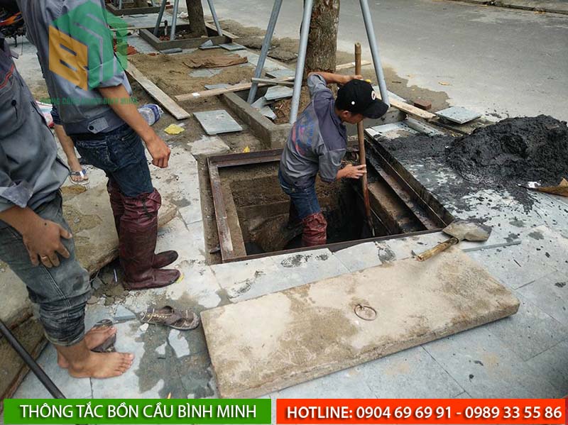 Quy trình làm việc thông tắc bồn cầu của Bình Minh tại Quận Bình Tân