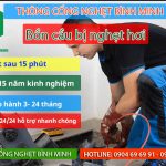 Bồn cầu bị nghẹt hơi