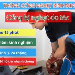Thông cống bị nghẹt do tóc