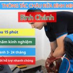 Thông tắc chậu rửa Huyện Bình Chánh
