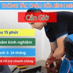Thông tắc chậu rửa Huyện Cần Giờ