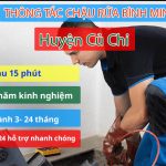 Thông tắc chậu rửa Huyện Củ Chi