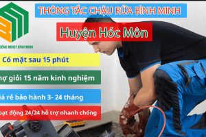 Dịch vụ thông tắc chậu rửa huyện Hóc Môn nhanh chóng và hiệu quả giá rẻ 50k