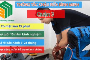 Thông tắc chậu rửa Quận 3 giá rẻ 50k