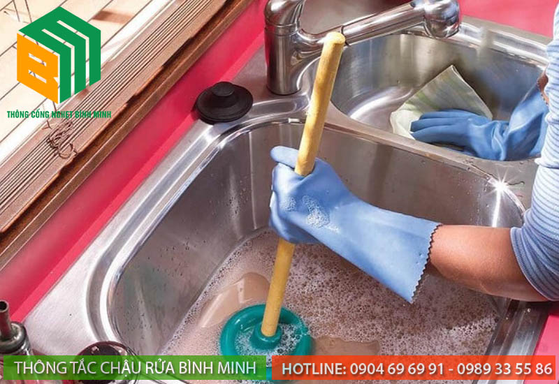 Ảnh hưởng của chậu rửa bị tắc