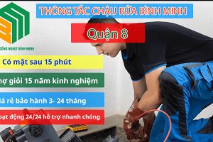 Thông tắc chậu rửa Quận 8 nhanh chóng sạch 100% giá rẻ 50k