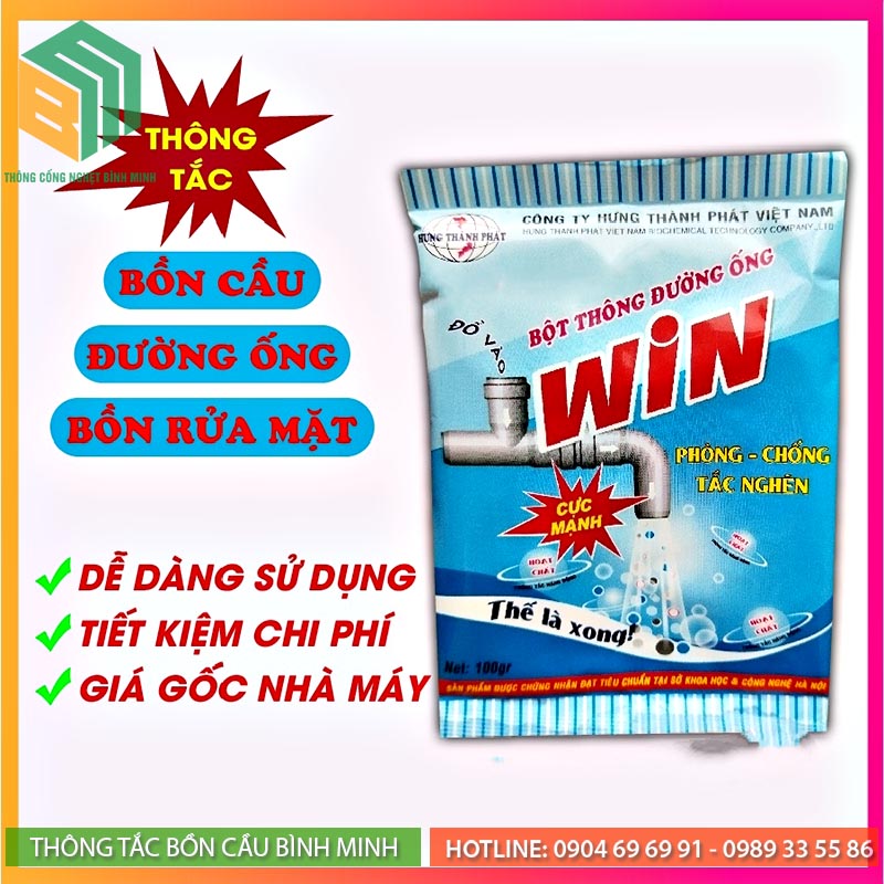 Bột thông cống Win