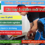 Các loại ô nhiễm môi trường