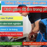 cách giảm độ ẩm trong phòng