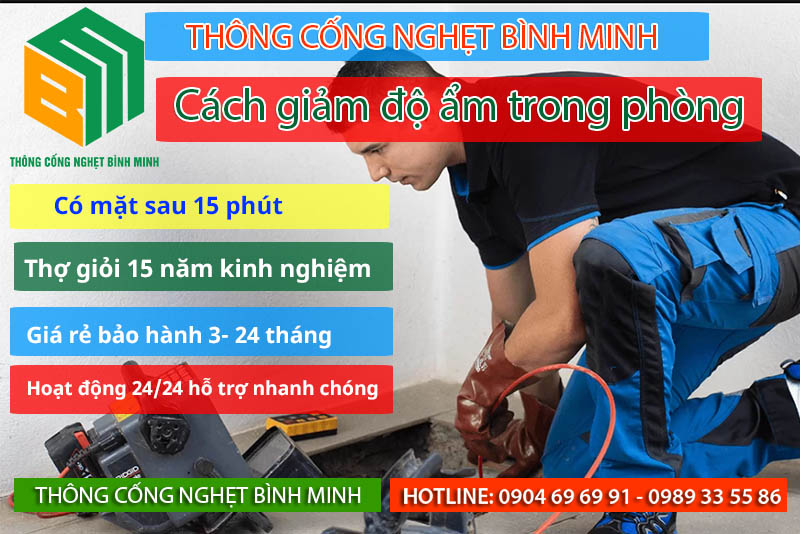 cách giảm độ ẩm trong phòng