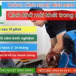 Cách khử mùi khét trong nhà