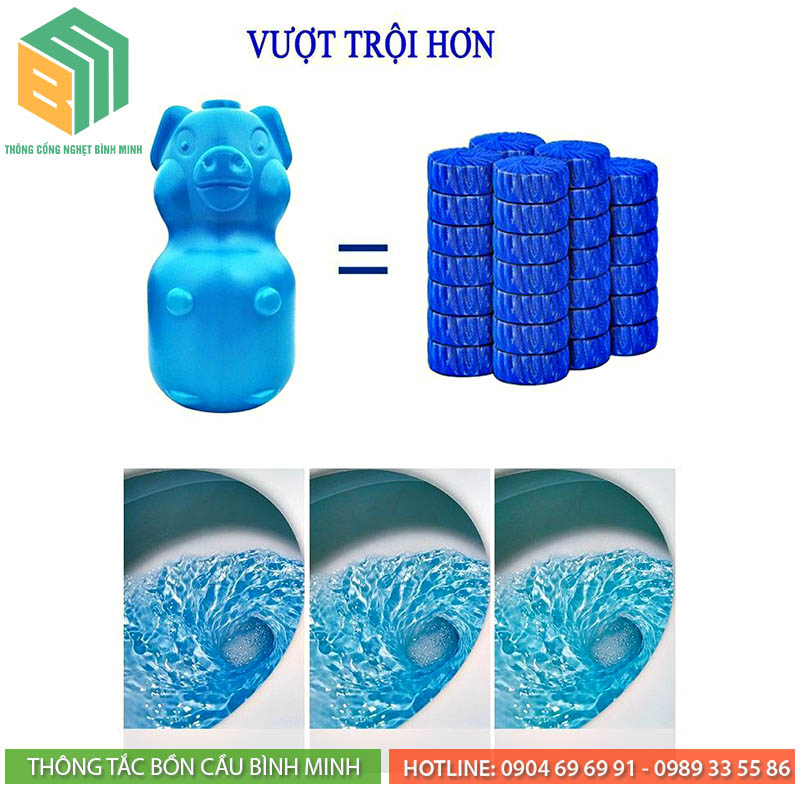 Công dụng của lọ thả bồn cầu