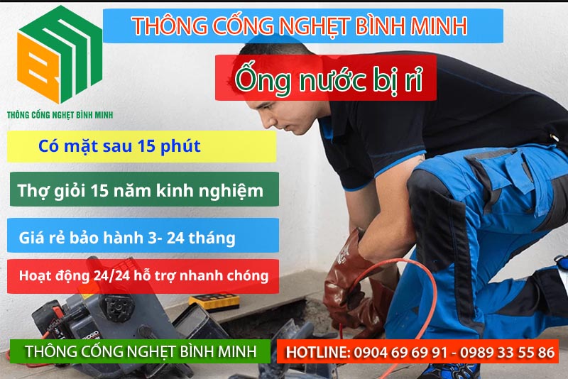 Ống nước bị rỉ