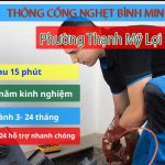 Thông cống nghẹt Phường Thạnh Mỹ Lợi
