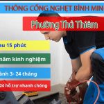 Thông cống nghẹt phường Thủ Thiêm