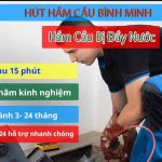 hầm cầu bị đầy nước