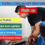 Dịch vụ thông cống nghẹt xã Phước Lộc