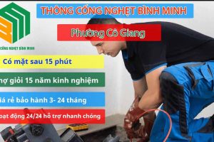 Dịch Vụ Thông Cống Nghẹt Phường Cô Giang Triệt Để 100%, Bảo Hành 24 Tháng