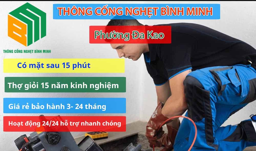 Thông Cống Nghẹt Phường Đa Kao