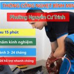 Thông Cống Nghẹt Phường Nguyễn Cư Tr