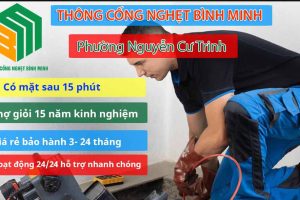 Dịch Vụ Thông Cống Nghẹt Phường Nguyễn Cư Trinh Triệt Để 99%, Giá 100k