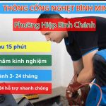 Thông Cống Nghẹt Phường Hiệp Bình Chánh