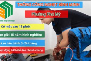 Dịch Vụ Thông Cống Nghẹt Phường Phú Mỹ Triệt Để 100%, Giá Rẻ