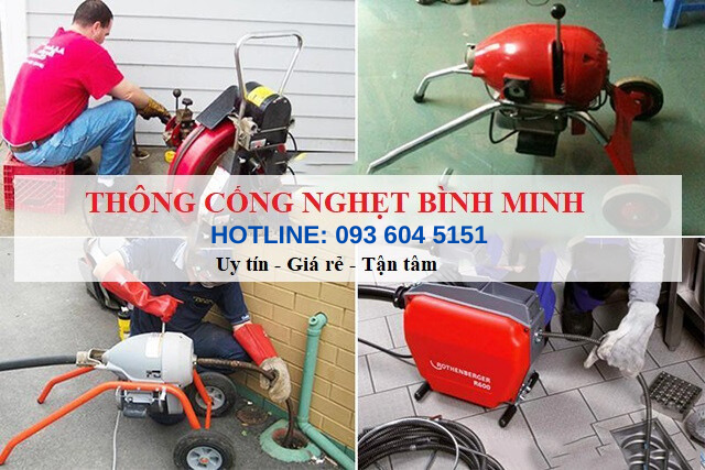 Bình Minh - Đơn vị thông cống nghẹt uy tín