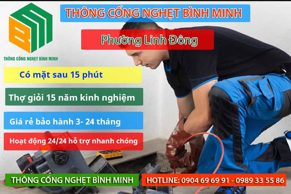 Thông Cống Nghẹt Phường Linh Đông